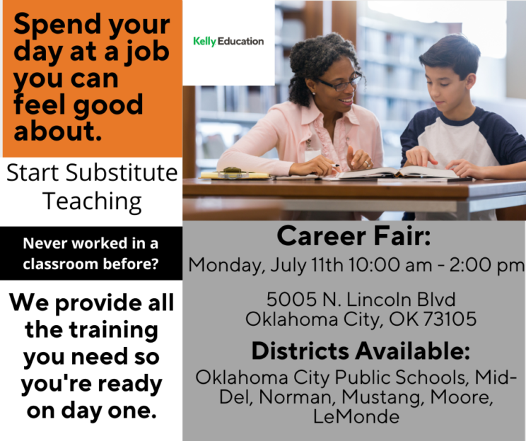 Kelly Education Services Career Fair Flyer