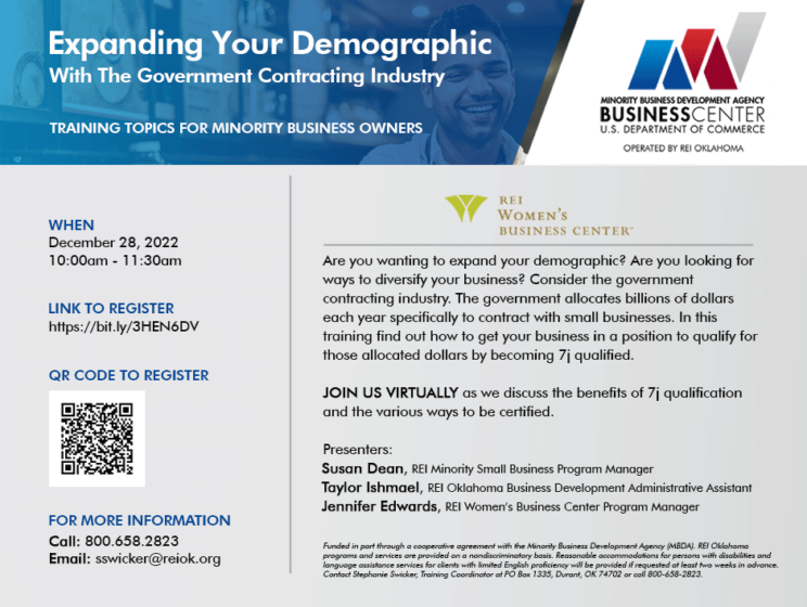 Expanding Your Demographic Training Flyer